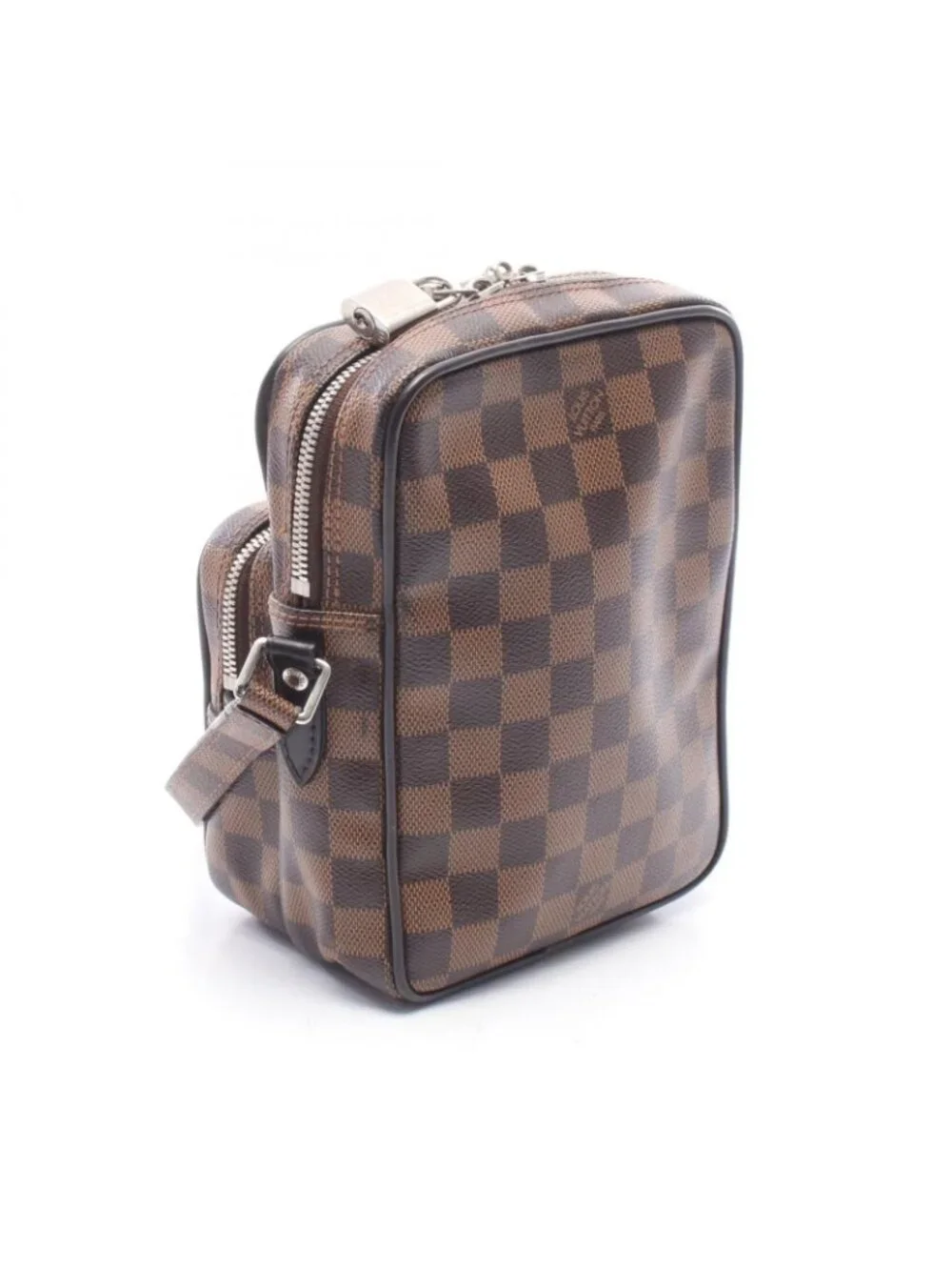 Louis Vuitton Shoulder Bag Amazon Damier Savanna Chapman Brazza Canvas Leather